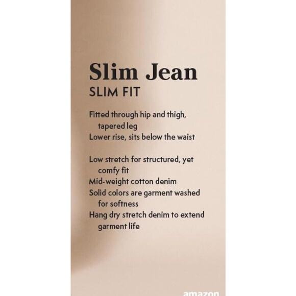 Amazon Essentials Men's Slim-Fit Stretch Jean Washed Green 31X32 NWT - Picture 5 of 8